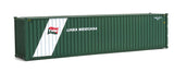 40' Hi-Cube Corrugated-Side Container - Assembled -- Linea Mexicana (green, white)-2