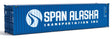 40' Hi-Cube Corrugated-Side Container - Assembled -- Span Alaska (blue, white)-1
