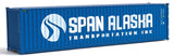 40' Hi-Cube Corrugated-Side Container - Assembled -- Span Alaska (blue, white)-2