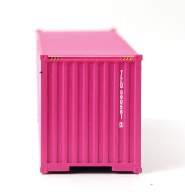 40' Hi-Cube Corrugated-Side Container - Assembled -- Ocean Network Express - ONE (magenta, white)-4