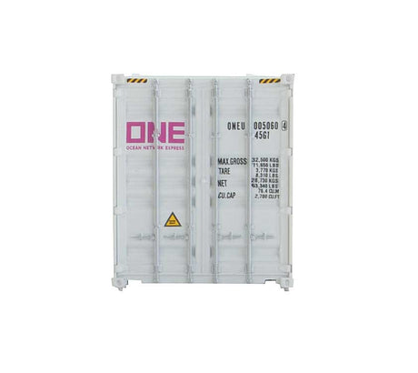 40' Hi-Cube Corrugated-Side Container - Assembled -- Ocean Network Express - ONE (white, magenta)-3