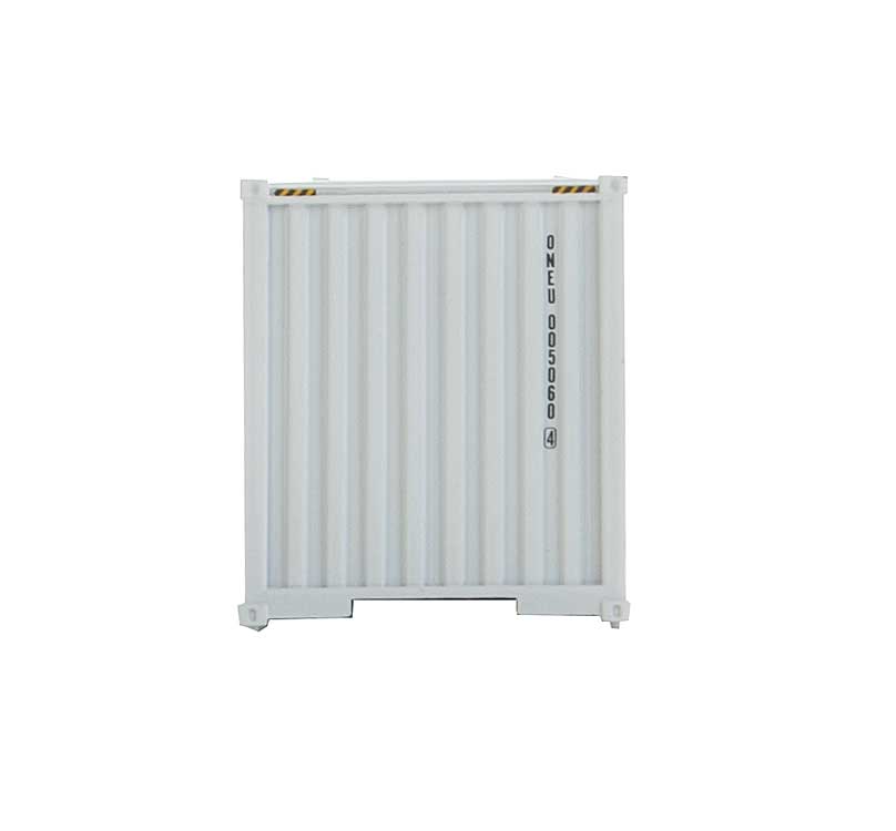 40' Hi-Cube Corrugated-Side Container - Assembled -- Ocean Network Express - ONE (white, magenta)-4