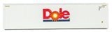 40' Hi-Cube Smooth-Side Reefer Container - Assembled -- Dole (white, red, blue)-3