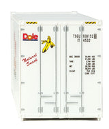 40' Hi-Cube Smooth-Side Reefer Container - Assembled -- Dole (white, red, blue)-4