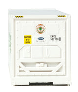 40' Hi-Cube Smooth-Side Reefer Container - Assembled -- Evergreen (white, green)-5
