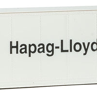 40' Hi-Cube Smooth-Side Reefer Container - Assembled -- Hapag-Lloyd (white, red, blue)
