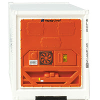 40' Hi-Cube Smooth-Side Reefer Container - Assembled -- Hapag-Lloyd (white, red, blue)