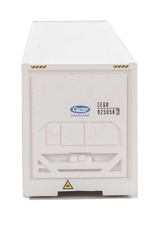 40' Hi-Cube Smooth-Side Reefer Container - Assembled -- Mitsui Overseas Lines - SEACO/MOL (white, blue, red)-4