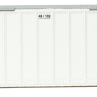48' Ribbed-Side Container - Assembled -- EMP (white, yellow, blue)