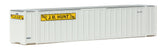 48' Ribbed-Side Container - Assembled -- J.B. Hunt (white, yellow, black)-2