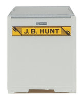 48' Ribbed-Side Container - Assembled -- J.B. Hunt (white, yellow, black)-5