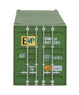 53' Singamas Corrugated Side Container - Ready to Run -- EMP (green, yellow)-3