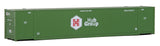 53' Singamas Corrugated Side Container - Ready to Run -- Hub Group (green, white, red)-2