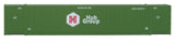 53' Singamas Corrugated Side Container - Ready to Run -- Hub Group (green, white, red)-5