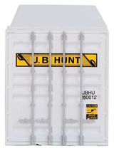 53' Singamas Corrugated Side Container - Ready to Run -- J.B. Hunt Intermodal (white, yellow, green)-3
