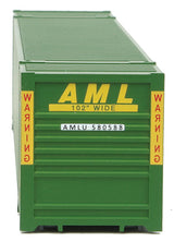53' Singamas Corrugated-Side Container - Ready to Run -- Alaska Marine Lines (green, yellow)-4