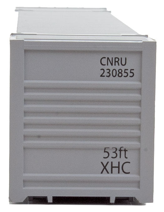 53' Singamas Corrugated-Side Container - Ready to Run -- Canadian National (gray, red; CN Intermodal Logo)-5