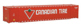 53' Singamas Corrugated-Side Container - Ready to Run -- Canadian Tire (red, white, green)-2