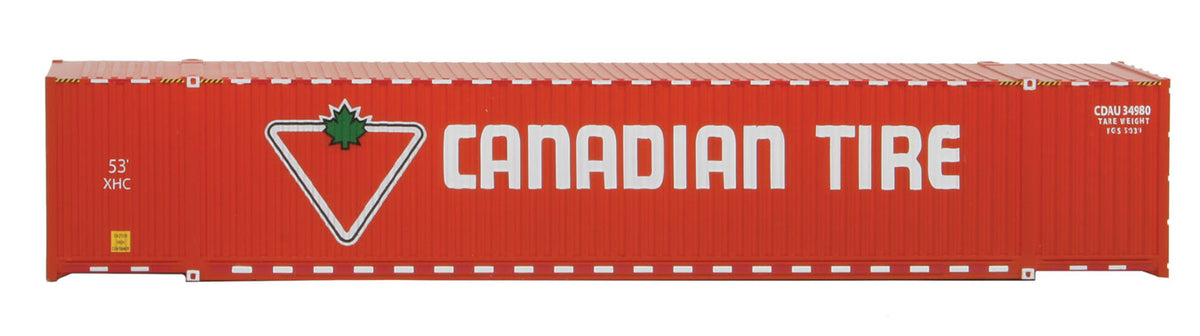 53' Singamas Corrugated-Side Container - Ready to Run -- Canadian Tire (red, white, green)-3
