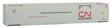 53' Singamas Corrugated-Side Container - Assembled -- Canadian National (white, gray, red; Worldwide Logo)-1