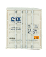 53' Singamas Corrugated-Side Container - Assembled -- CSX Transportation (white, blue)-4
