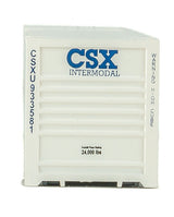 53' Singamas Corrugated-Side Container - Assembled -- CSX Transportation (white, blue)-5