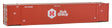 53' Singamas Corrugated-Side Container - Assembled -- Hub Group (red, white)-1