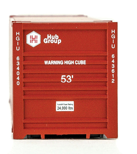 53' Singamas Corrugated-Side Container - Assembled -- Hub Group (red, white)-5