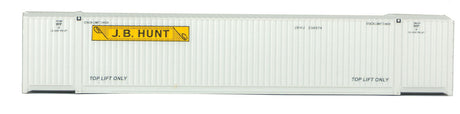 53' Singamas Corrugated-Side Container - Assembled -- J.B. Hunt (white, yellow, black)-3