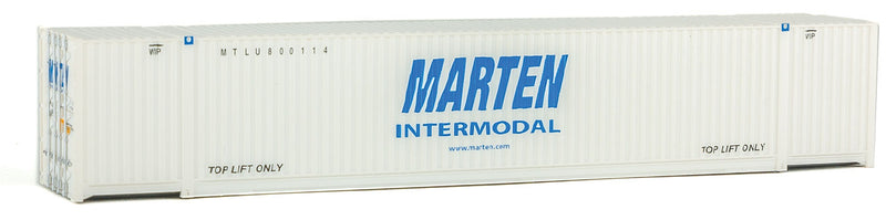 53' Singamas Corrugated-Side Container - Assembled -- Marten (white, blue)-1