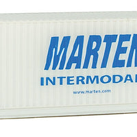 53' Singamas Corrugated-Side Container - Assembled -- Marten (white, blue)
