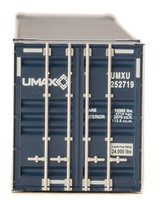 53' Singamas Corrugated-Side Container - Assembled -- UMAX (blue, white)-4
