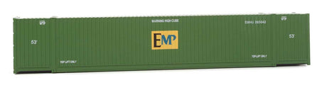 53' Singamas Corrugated-Side Container - Assembled -- EMP (green, blue, yellow)-5