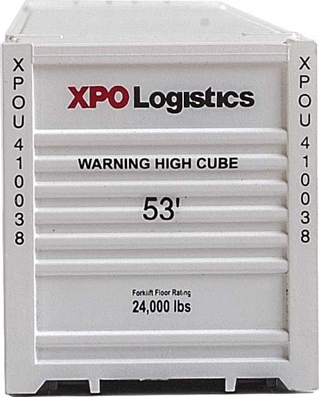 53' Singamas Corrugated-Side Container - Assembled -- XPO Logistics (white, black, red)-4