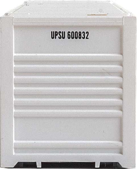 53' Singamas Corrugated-Side Container - Assembled -- United Parcel Service (UPSU Reporting Mark; gray, black, yellow)-4