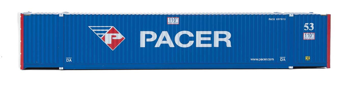 53' Singamas Corrugated-Side Container - Assembled -- Pacer (blue, white, red)-3