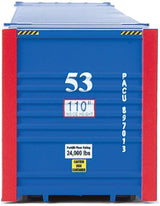 53' Singamas Corrugated-Side Container - Assembled -- Pacer (blue, white, red)-5
