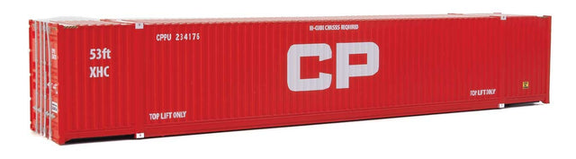 53' Singamas Corrugated-Side Container - Assembled -- Canadian Pacific (red, large CP)-1