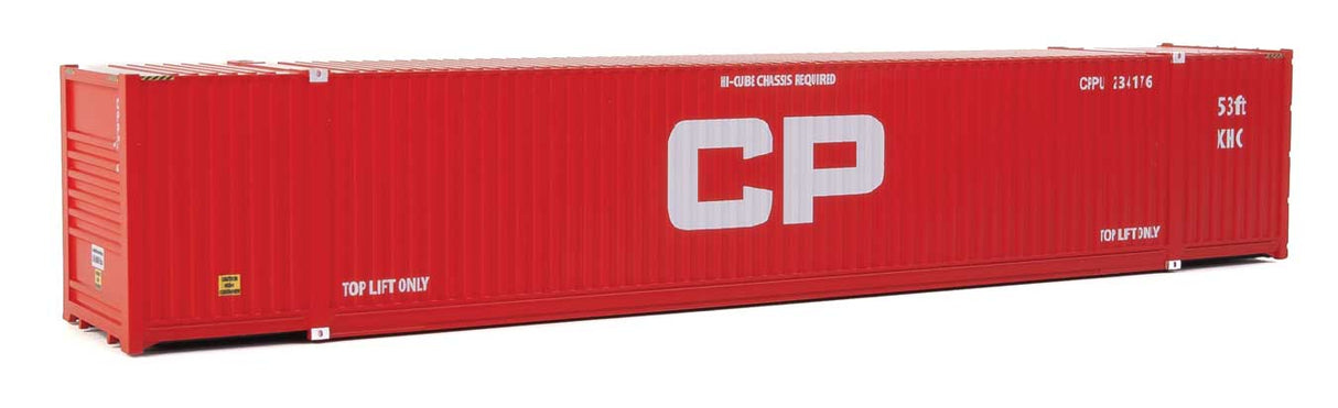 53' Singamas Corrugated-Side Container - Assembled -- Canadian Pacific (red, large CP)-2
