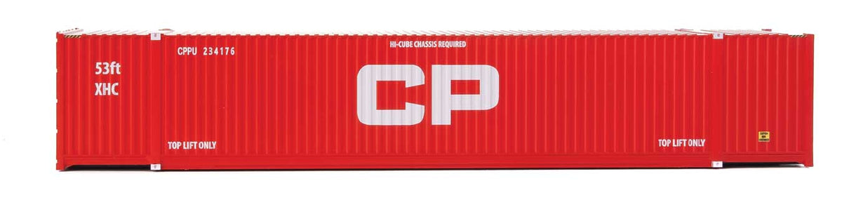 53' Singamas Corrugated-Side Container - Assembled -- Canadian Pacific (red, large CP)-3