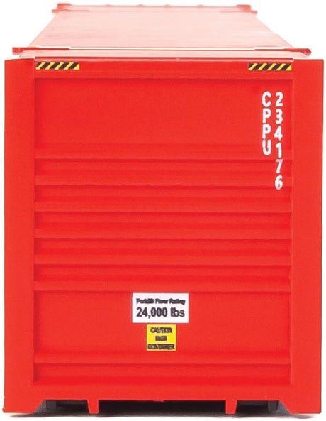 53' Singamas Corrugated-Side Container - Assembled -- Canadian Pacific (red, large CP)-5