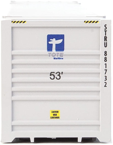 53' Singamas Corrugated-Side Container - Assembled -- Tote (white, blue, gray)-5
