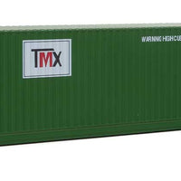 53' Singamas Corrugated-Side Container - Assembled -- TMX Intermodal (green, white, black, red)
