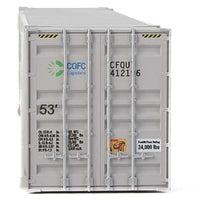 53' Singamas Corrugated-Side Container - Assembled -- COFC (gray, green)