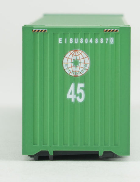 45' CIMC Container - Assembled -- Evergreen (green, white)-4