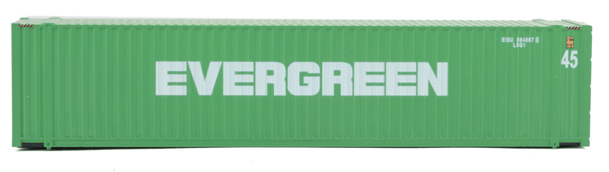 45' CIMC Container - Assembled -- Evergreen (green, white)-5