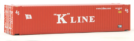 45' CIMC Container - Assembled -- K-Line (red, white)-1