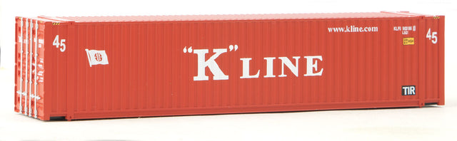 45' CIMC Container - Assembled -- K-Line (red, white)-1