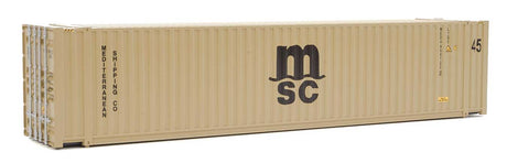 45' CIMC Container - Assembled -- Mediterranean Shipping Co. (beige, black)-1