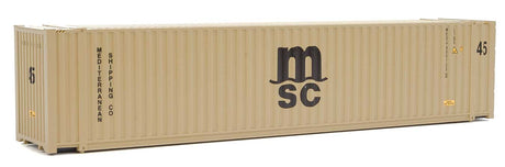 45' CIMC Container - Assembled -- Mediterranean Shipping Co. (beige, black)-2